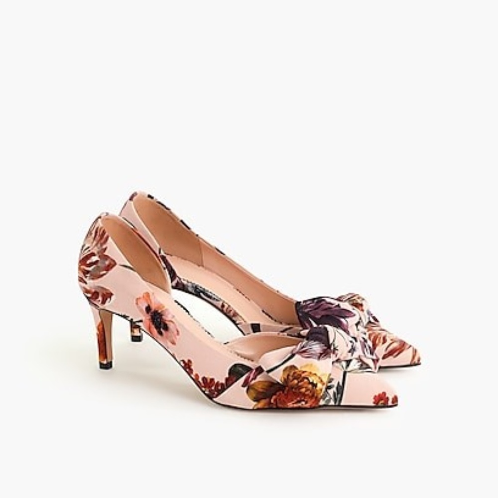COPY - JCrew Colette d'Orsay pumps in floral pumps
